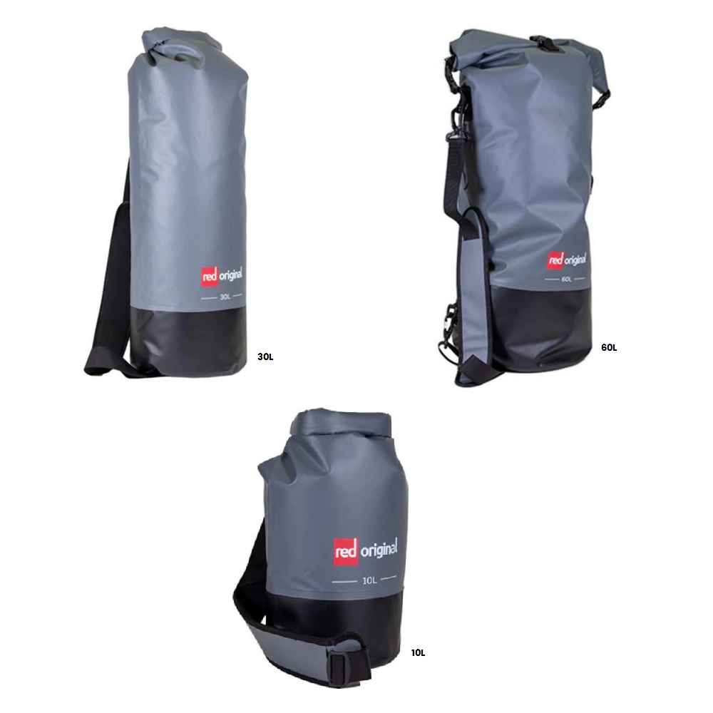red paddle Roll Top dry bag 10L grijs 1