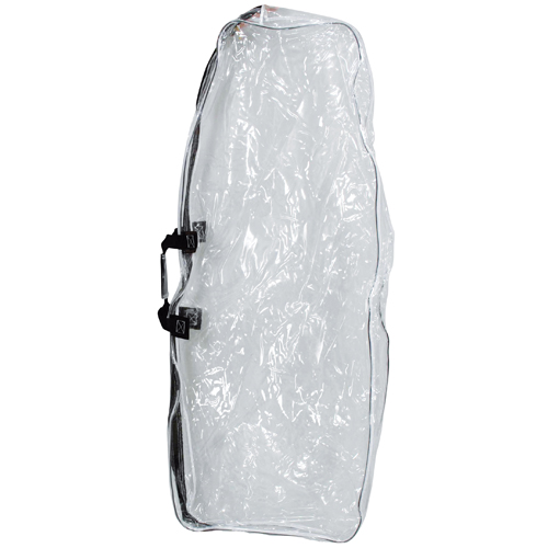 transparante kneeboard bag