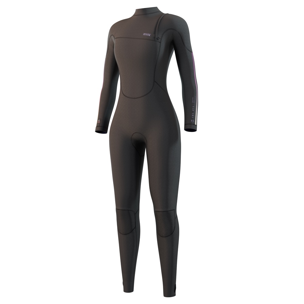 The One fullsuit wetsuit 4/3mm Zipfree dames zwart
