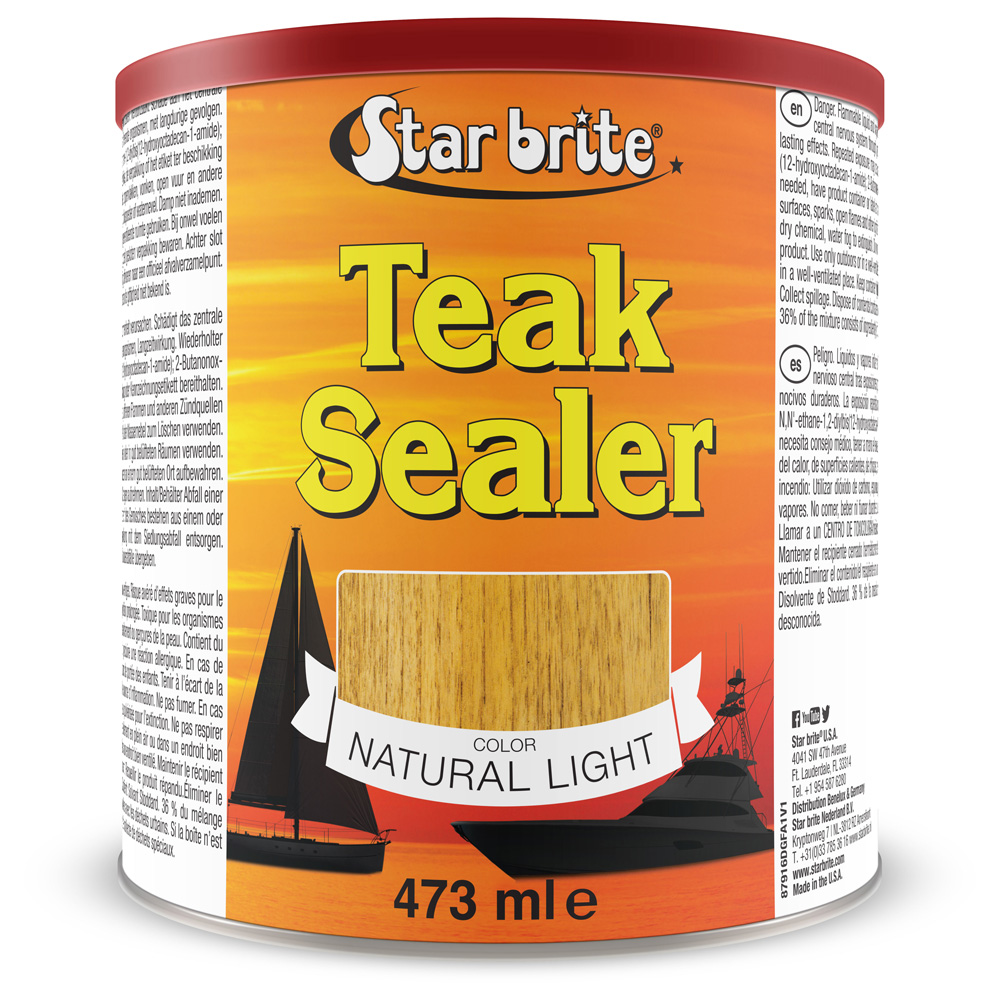tropical teak oil sealer natural light 473 ml